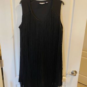 Harper & Liv Plus Size Sleeveless Fringe Dress. Size 18